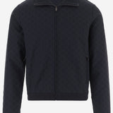 FELPA CON ZIP IN JERSEY GG JACQUARD 872398 XJHX34816 GUCCI 