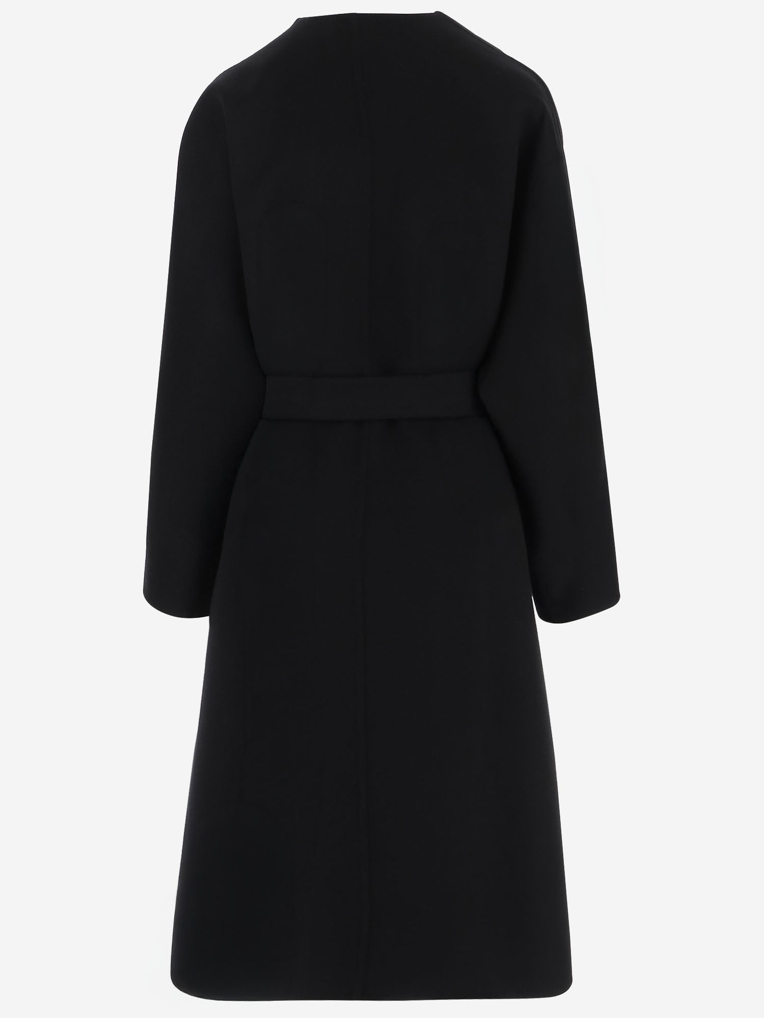 Cappotto lungo in seta e lana 873795 ZAVMN1000 GUCCI 