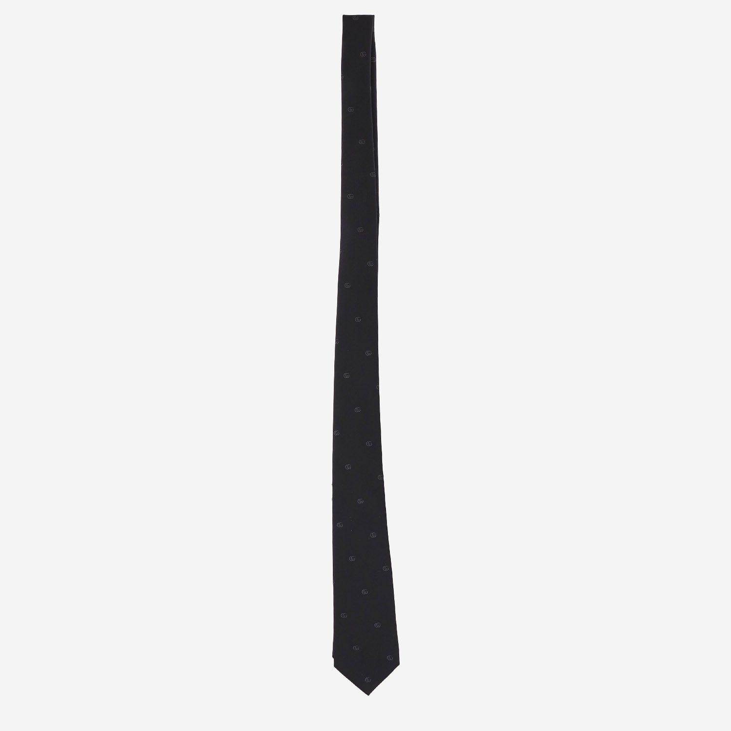 CRAVATTA IN JACQUARD DI SETA CON DOPPIA G 874091 4E0091000 GUCCI 