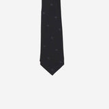 CRAVATTA IN JACQUARD DI SETA CON DOPPIA G 874091 4E0091000 GUCCI 