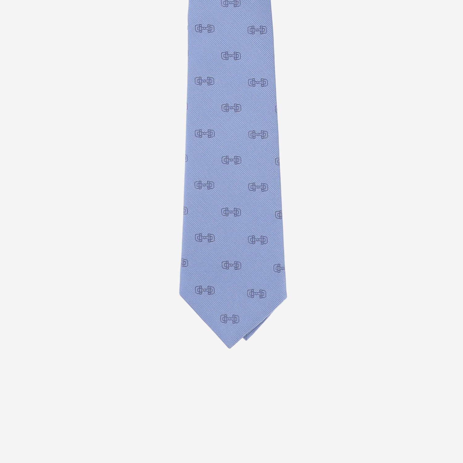 CRAVATTA IN SETA JACQUARD CON MORSETTO 874104 4E0094900 GUCCI 