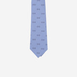 CRAVATTA IN SETA JACQUARD CON MORSETTO 874104 4E0094900 GUCCI 