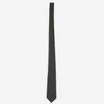 CRAVATTA IN JACQUARD DI SETA CON DOPPIA G 874112 4E0093175 GUCCI 