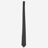 CRAVATTA IN JACQUARD DI SETA CON DOPPIA G 874112 4E0093175 GUCCI 