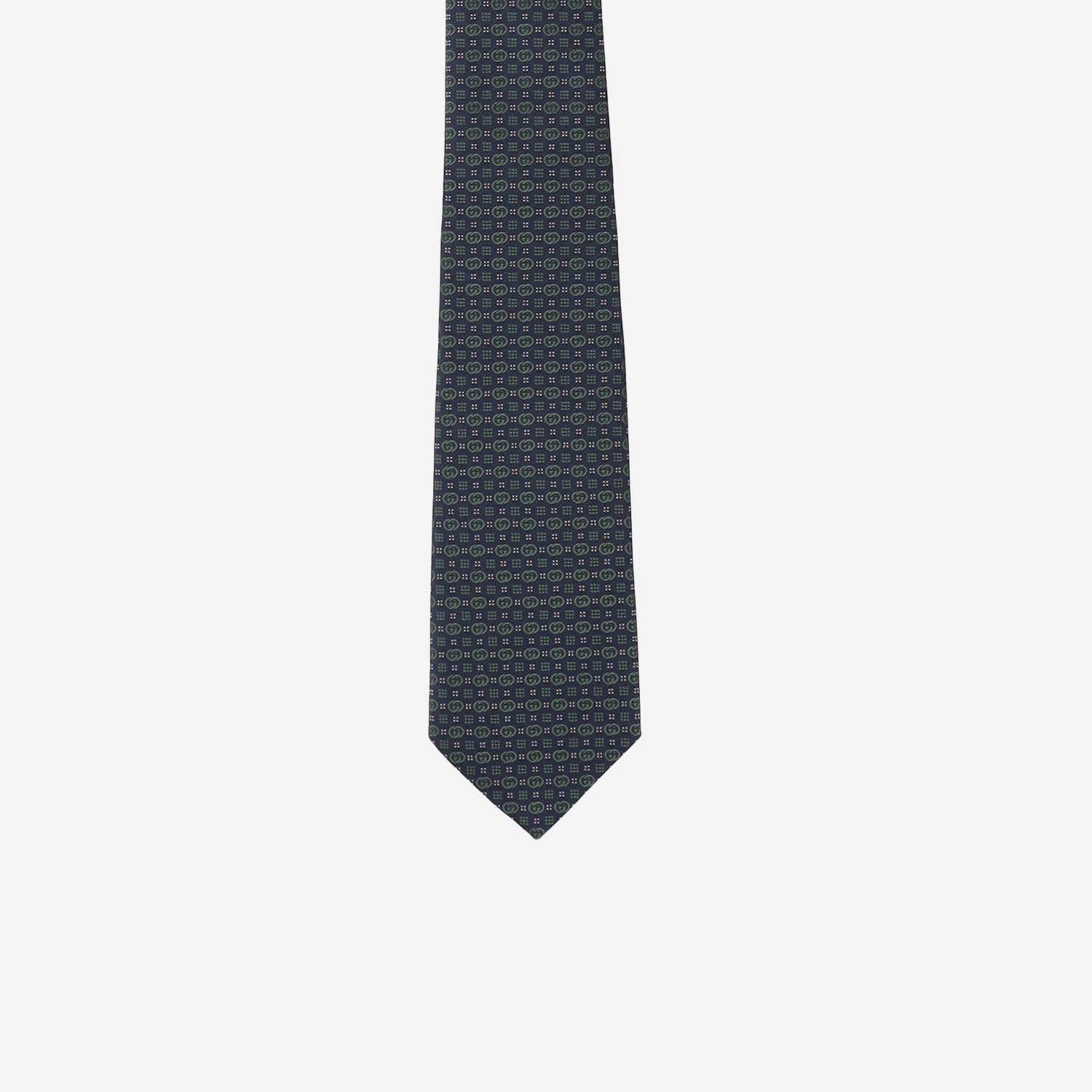 CRAVATTA IN SETA JACQUARD CON INCROCIO GG 874115 4E0094166 GUCCI 
