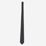 CRAVATTA IN SETA JACQUARD CON MORSETTO 874119 4E0091069 GUCCI 