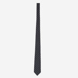 CRAVATTA IN SETA JACQUARD CON MORSETTO 874119 4E0091069 GUCCI 