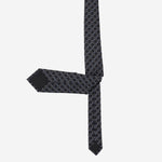 CRAVATTA IN SETA JACQUARD CON MORSETTO 874119 4E0091069 GUCCI 