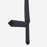 CRAVATTA IN SETA JACQUARD CON MORSETTO 874119 4E0091069 GUCCI 