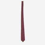 CRAVATTA IN SETA JACQUARD CON MORSETTO 874119 4E0096569 GUCCI 