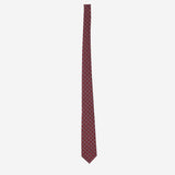 CRAVATTA IN SETA JACQUARD CON MORSETTO 874119 4E0096569 GUCCI 