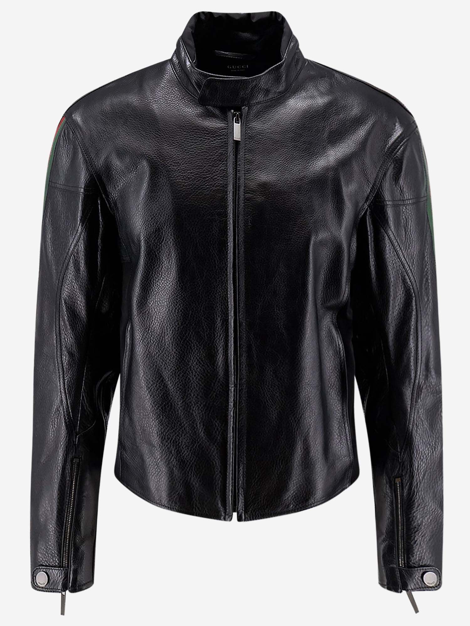 GIACCA IN PELLE CON WEB 874158 XNBDW1060 GUCCI 