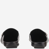 SLIPPER IN PELLE CON LOGO 874812 AAGSG1000 GUCCI 