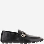 MOCASSINI IN PELLE CON LOGO 874862 AAGSG1000 GUCCI 