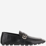 MOCASSINI IN PELLE CON LOGO 874862 AAGSG1000 GUCCI 