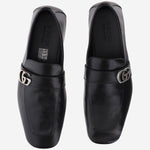 MOCASSINI IN PELLE CON LOGO 874862 AAGSG1000 GUCCI 
