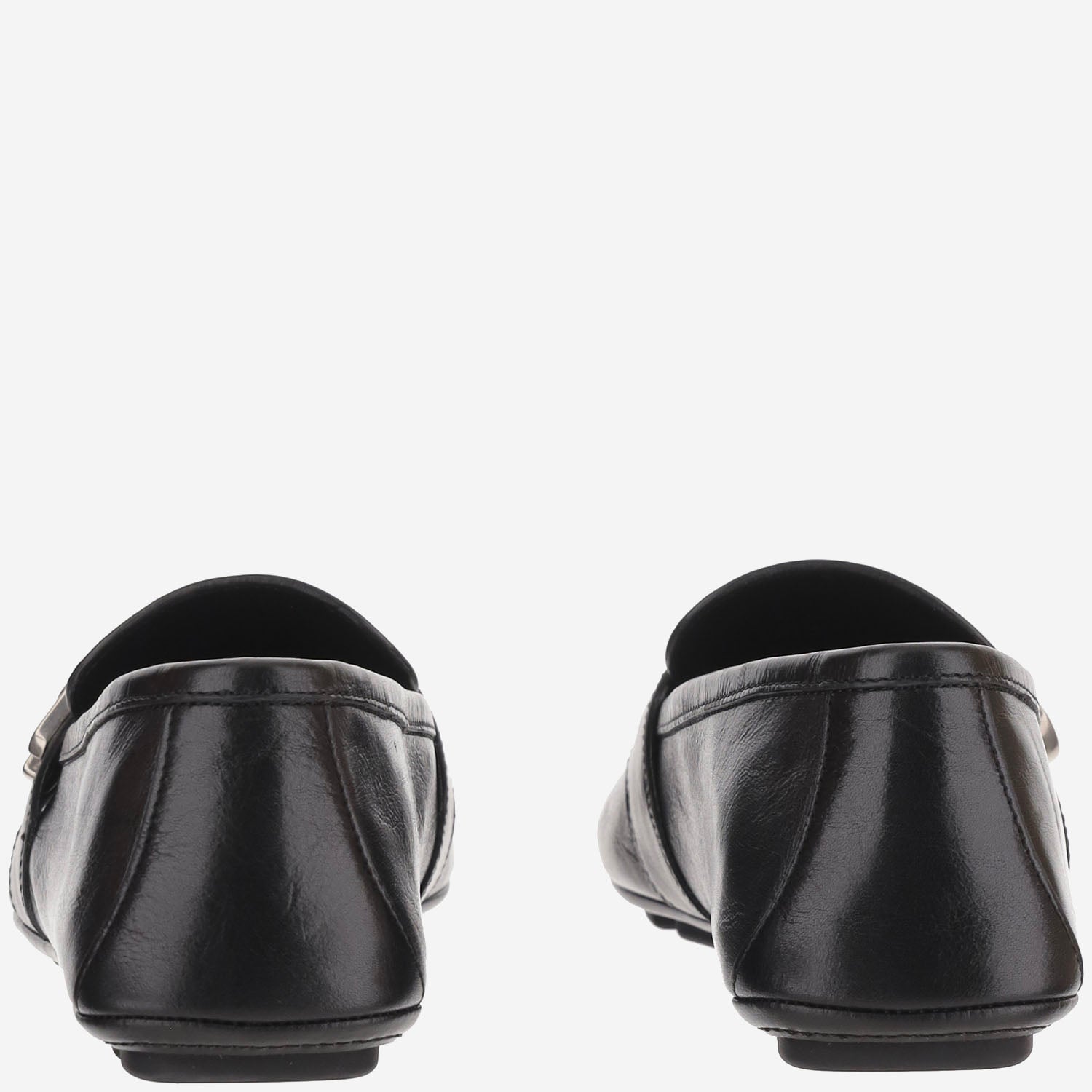 MOCASSINI IN PELLE CON LOGO 874862 AAGSG1000 GUCCI 