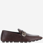 MOCASSINI IN PELLE CON LOGO 874862 AAGSG2117 GUCCI 
