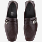 MOCASSINI IN PELLE CON LOGO 874862 AAGSG2117 GUCCI 