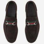 MOCASSINI COMO IN SUEDE 874936 AAG9O2052 GUCCI 