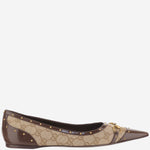 BALLERINE SAVOY IN TESSUTO GG E PELLE 875050 FAF7F9649 GUCCI 