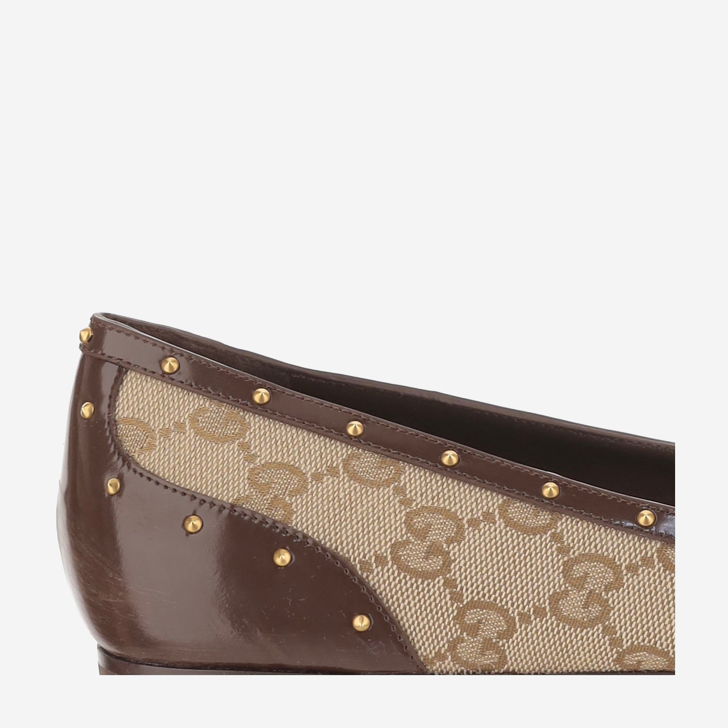 BALLERINE SAVOY IN TESSUTO GG E PELLE 875050 FAF7F9649 GUCCI 