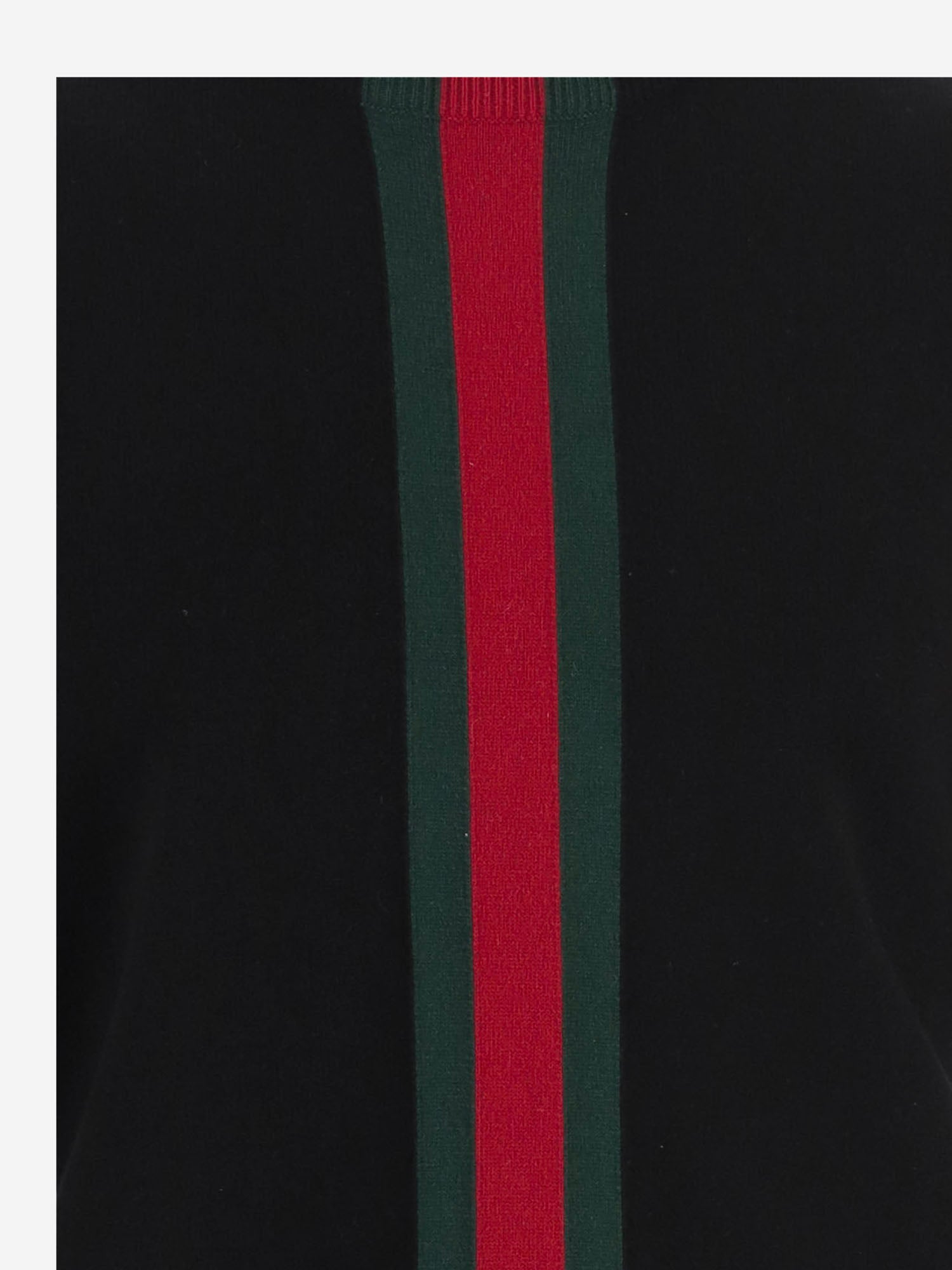 MAGLIA IN CASHMERE CON WEB 875161 XKFPA1060 GUCCI 