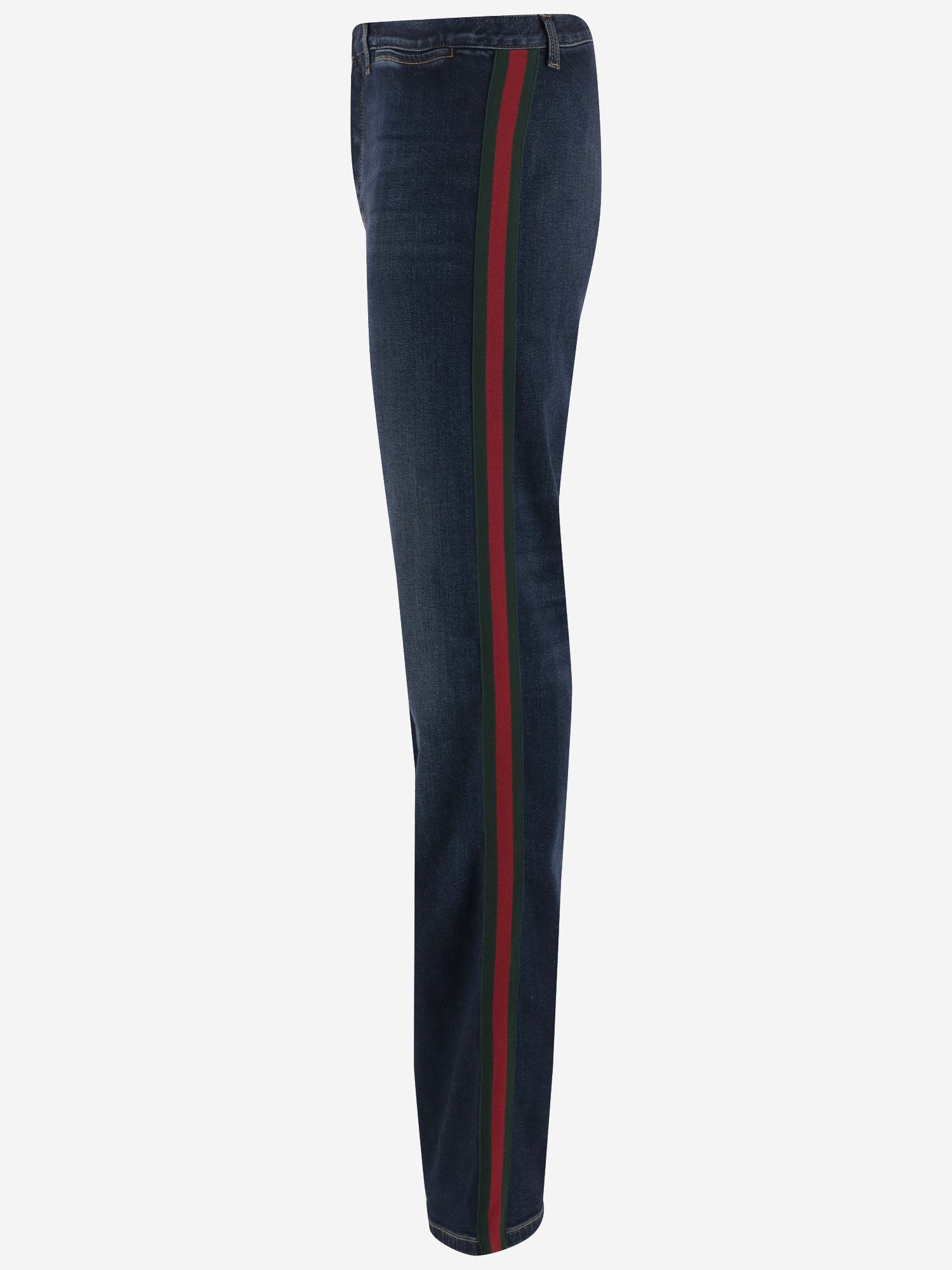JEANS IN DENIM DI COTONE CON WEB 875555 XDDH04011 GUCCI 