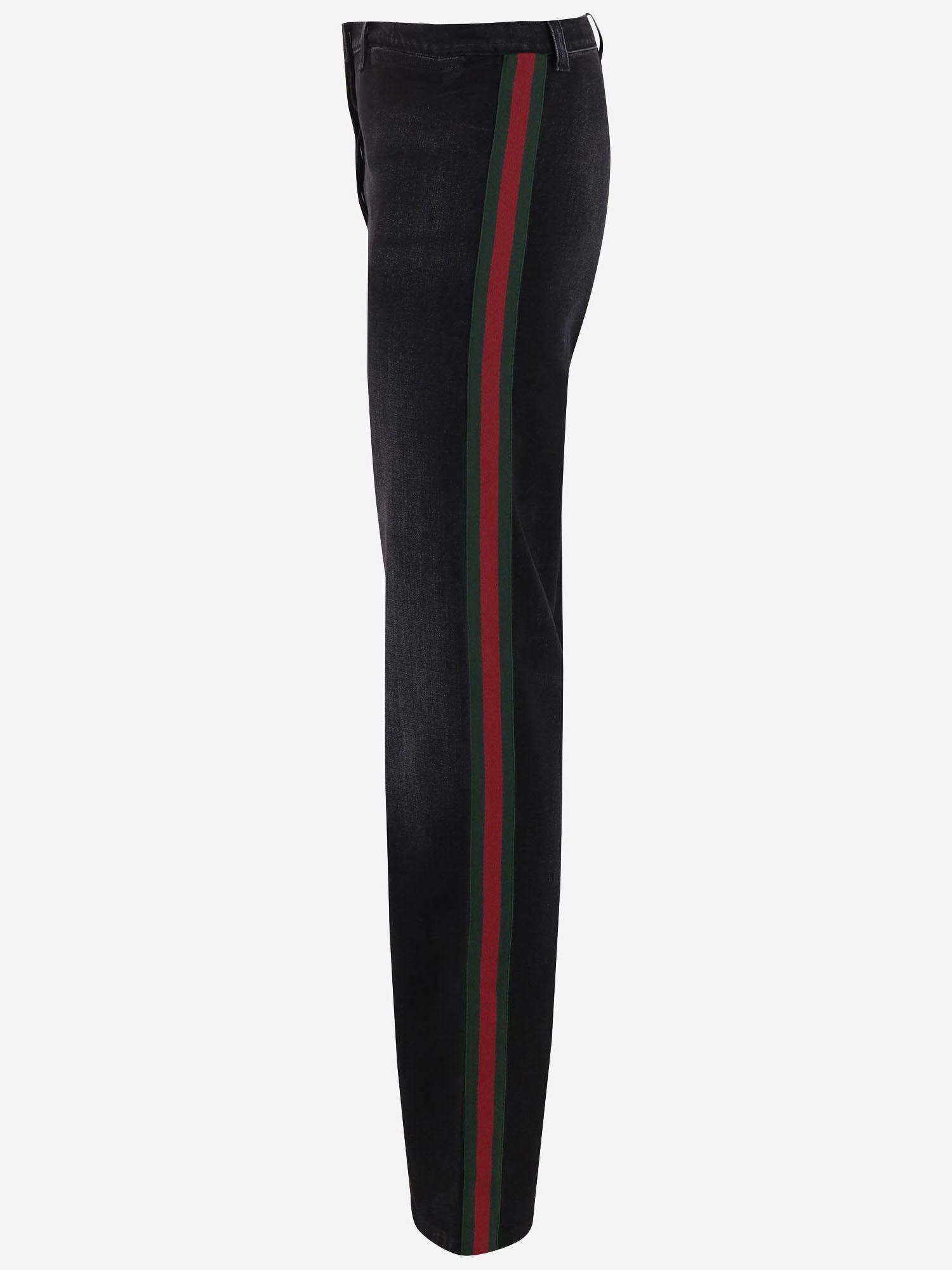 JEANS IN DENIM DI COTONE CON WEB 875555 XDDID1000 GUCCI 