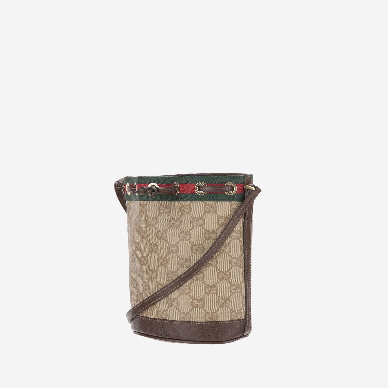 MINI BORSA A SECCHIELLO CON NASTRO WEB 876060 FAF8R8547 GUCCI 