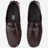 MOCASSINI IN PELLE CON LOGO 876323 AAGG12117 GUCCI 