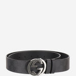 CINTURA REVERSIBILE CON FIBBIA INCROCIO GG 876356 AAGRL1000 GUCCI 
