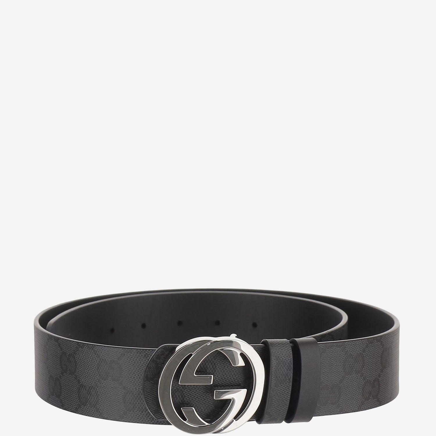 CINTURA REVERSIBILE CON FIBBIA INCROCIO GG 876356 AAGRL1000 GUCCI 