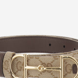 CINTURA REVERSIBILE CON FIBBIA MORSETTO<BR/><BR/><BR/> A001V4 FAF7J9651 GUCCI 