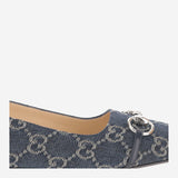 BALLERINE VITTORIA IN DENIM DI COTONE GG A0034P FAF954741 GUCCI 