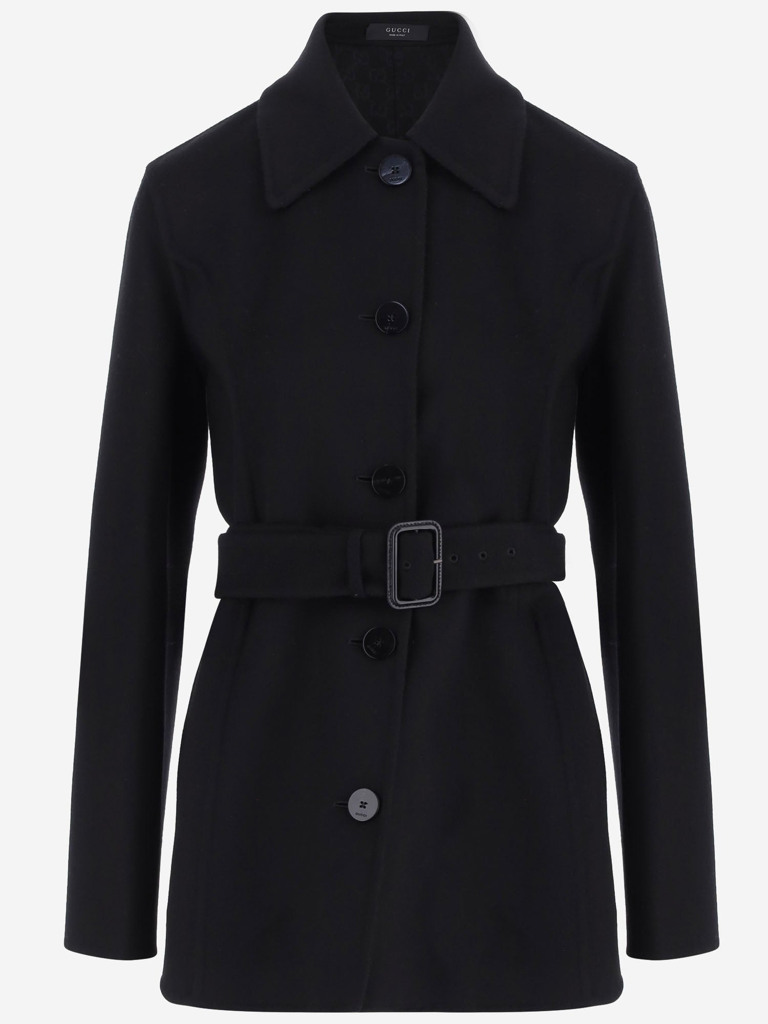 CAPPOTTO IN MISTO LANA E SETA A003VK ZAVMN1000 GUCCI 