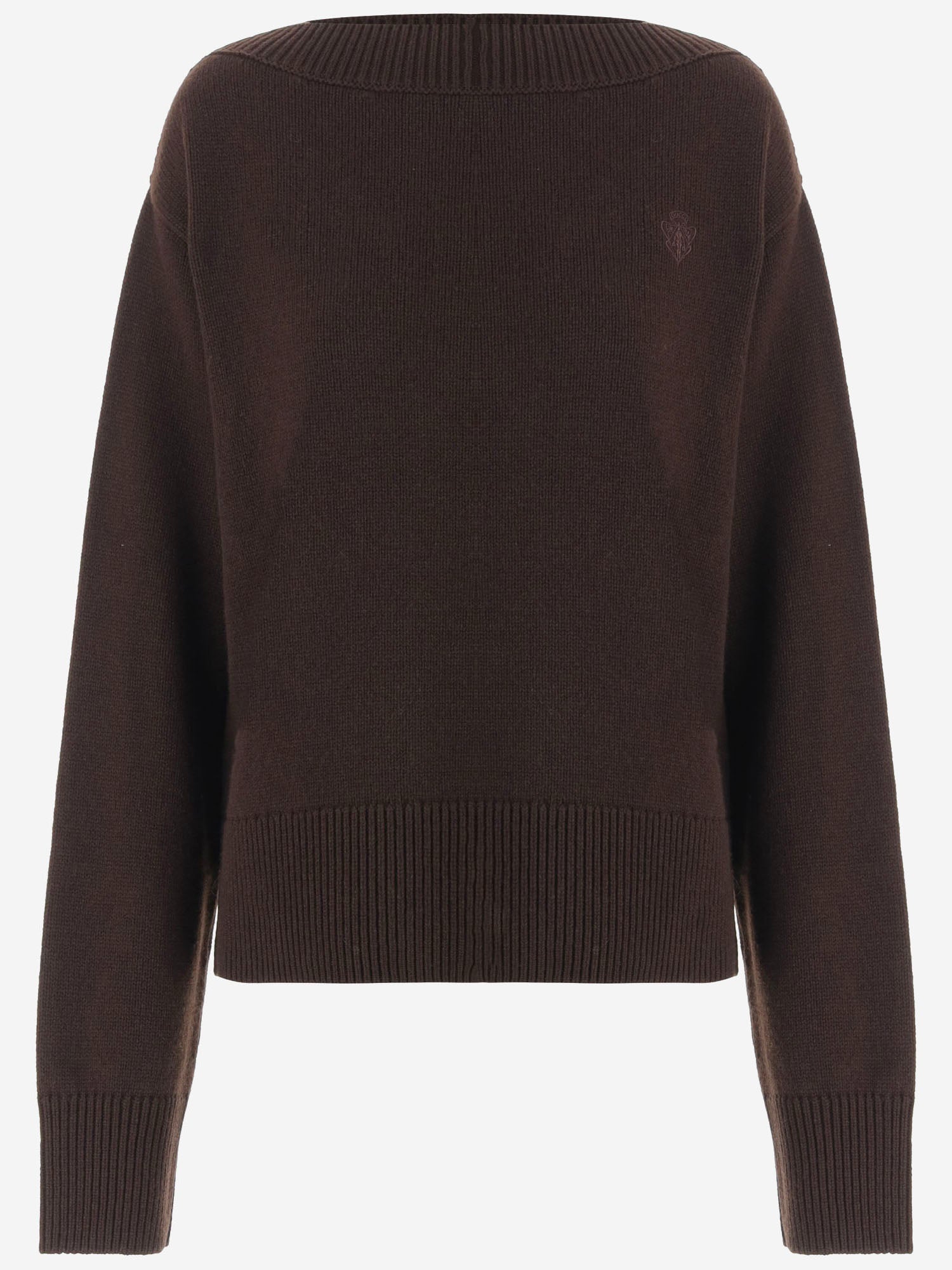 PULLOVER IN LANA E CASHMERE CON LOGO A003WK XKFRY2285 GUCCI 