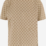 T-SHIRT IN COTONE CON STAMPA GG A0045G XJH312064 GUCCI 