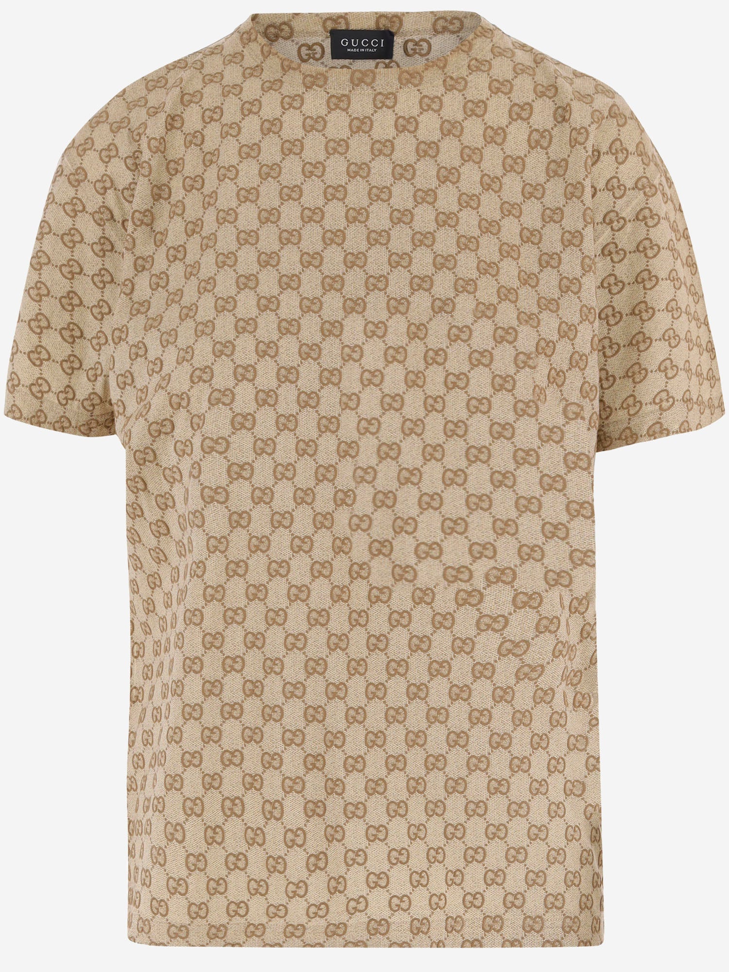 T-SHIRT IN COTONE CON STAMPA GG A0045G XJH312064 GUCCI 