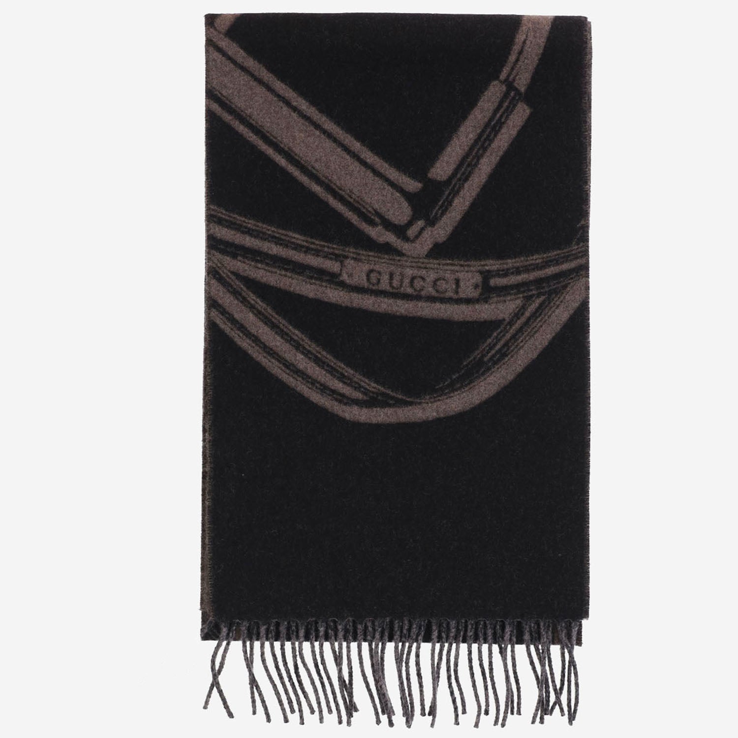 SCIARPA IN LANA E CASHMERE CON LOGO A005HB 4GAKX1062 GUCCI 