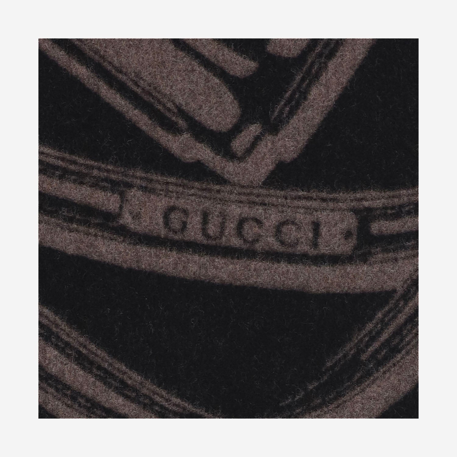 SCIARPA IN LANA E CASHMERE CON LOGO A005HB 4GAKX1062 GUCCI 