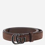 CINTURA IN PELLE SCAMOSCIATA A005SN CAACZ2714 GUCCI 