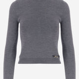 MAGLIA IN LANA CON DETTAGLIO MORSETTO A0064X XKFS21162 GUCCI 