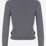 MAGLIA IN LANA CON DETTAGLIO MORSETTO A0064X XKFS21162 GUCCI 