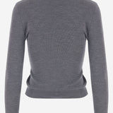 MAGLIA IN LANA CON DETTAGLIO MORSETTO A0064X XKFS21162 GUCCI 