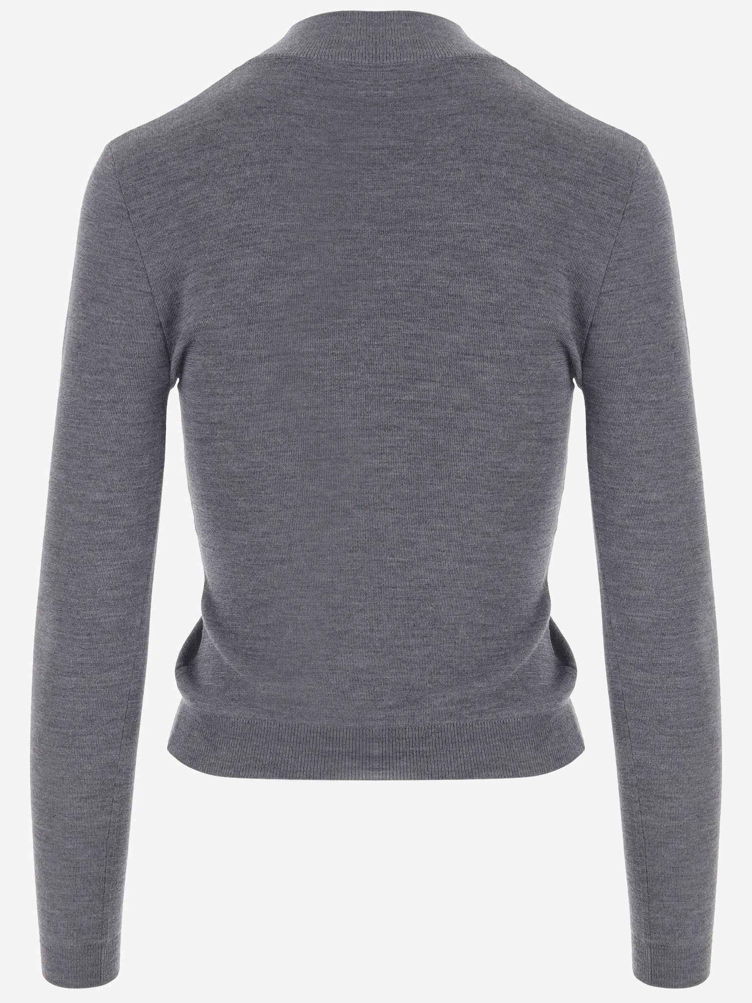 MAGLIA IN LANA CON DETTAGLIO MORSETTO A0064X XKFS21162 GUCCI 