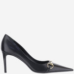 Décolleté in pelle con morsetto A0068H 0IC001000 GUCCI 