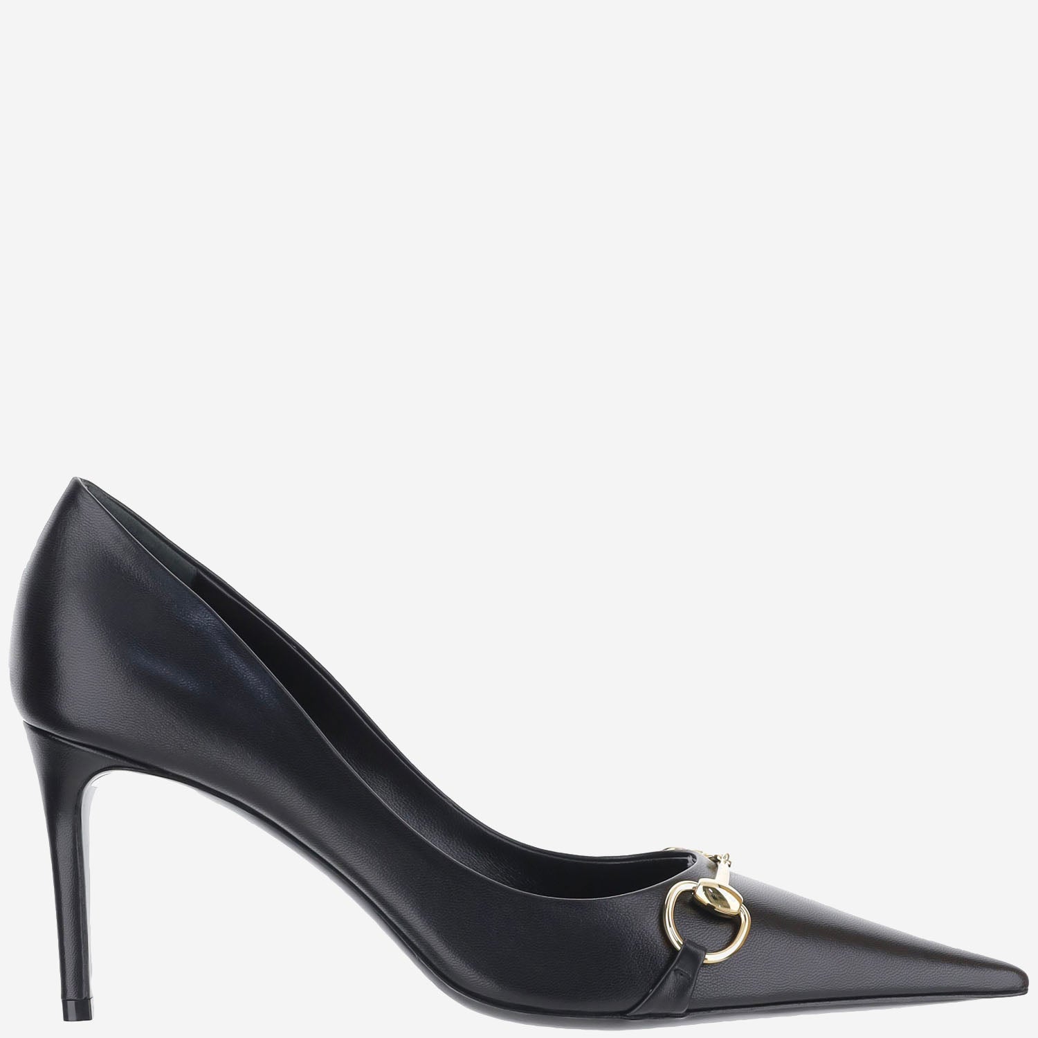 Décolleté in pelle con morsetto A0068H 0IC001000 GUCCI 