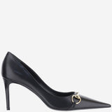 Décolleté in pelle con morsetto A0068H 0IC001000 GUCCI 