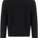 MAGLIONE IN LANA E CASHMERE CON LOGO A006B0 XKFRI1043 GUCCI 